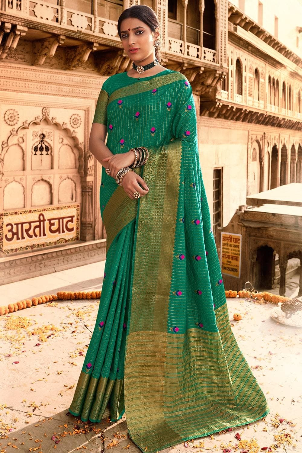 Chanderi Sarees | Buy Unique Chanderi Saree Online At Lowest Price In India