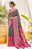 black banarasi saree