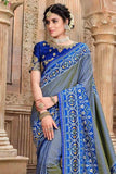 Banarasi - Patola Saree Silk Blue Banarasi - Patola Saree saree online