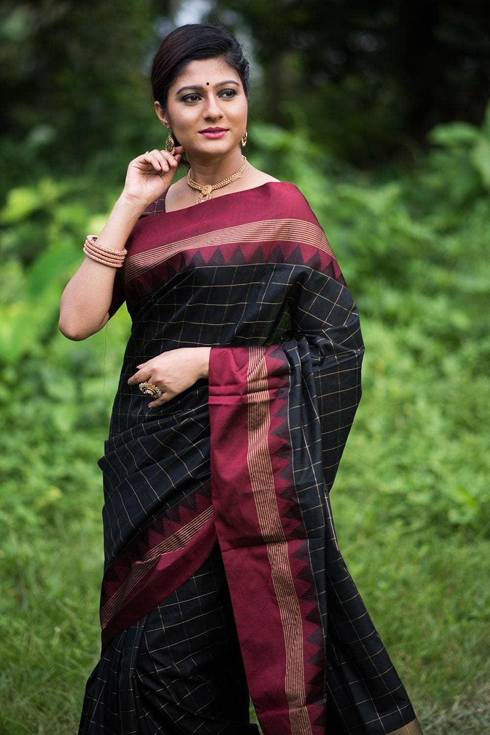 Black Raw Silk Festival Wear Saree 181609 | Festival wear, Raw silk saree, Raw  silk