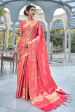 Banarasi Saree Brick Pink Banarasi Saree saree online