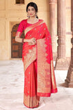 banarasi saree red