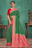 Banarasi Saree Emerald Green Banarasi Saree saree online