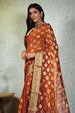 banarasi chiffon saree