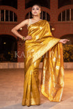 Banarasi Saree Golden Banarasi Saree saree online