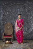 Banarasi Saree Hot Pink Banarasi Brocade Saree saree online
