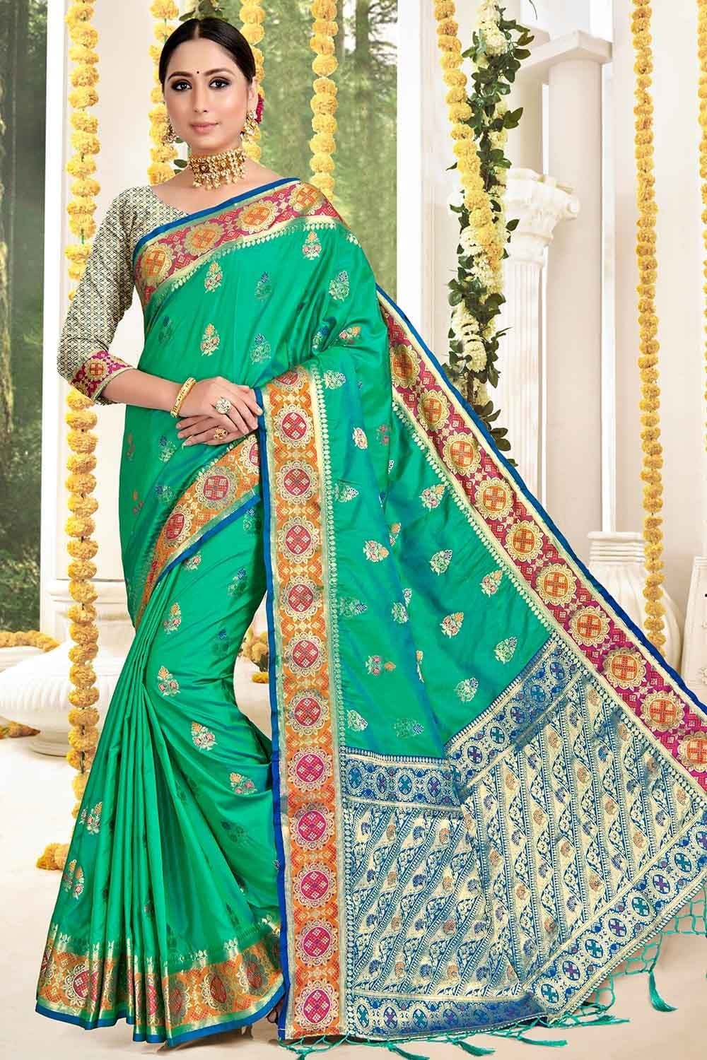 Bangalore Banarasi Sarees Online - Shop Banarasi Sarees in Bangalore –  Sunasa