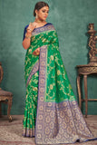 Banarasi Saree Jungle Green Banarasi Saree saree online