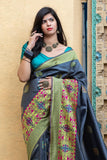 Banarasi Saree Lead Grey Banarasi Saree saree online