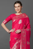 Banarasi Saree Pretty Pink Woven Bridal Banarasi Saree - Limited Exclusive Bridal Collection saree online