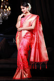 Banarasi Saree Punch Pink Banarasi Saree saree online