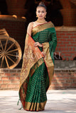 Banarasi Saree Sacramento Green Banarasi Saree saree online