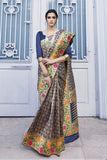 Space Blue Banarasi Saree