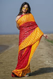 bandhani saree