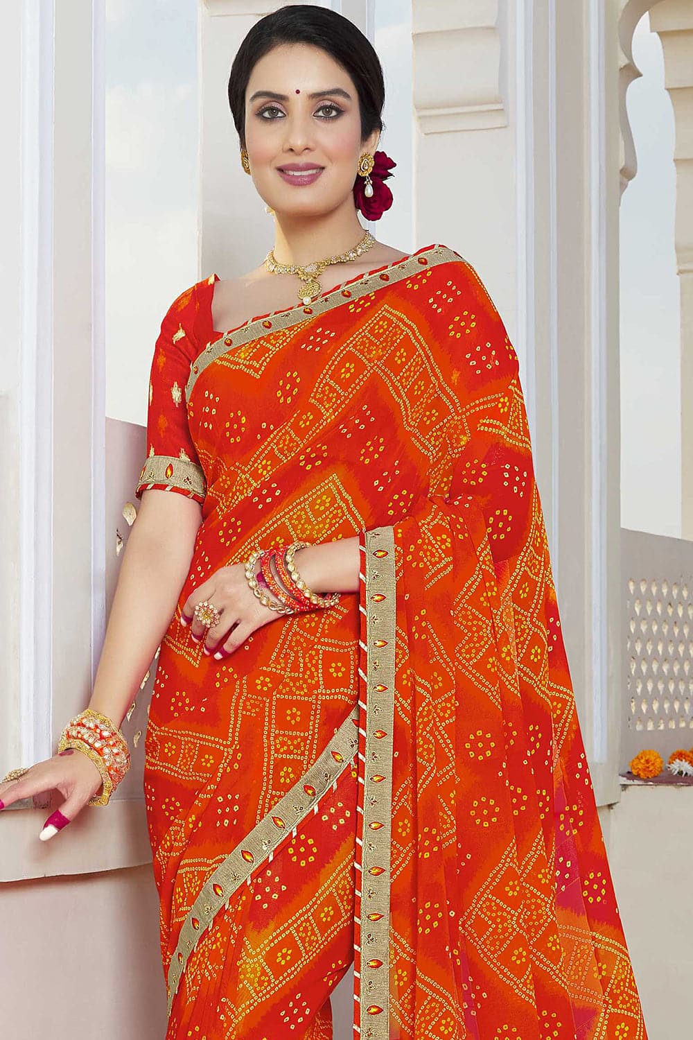 chiffon saree