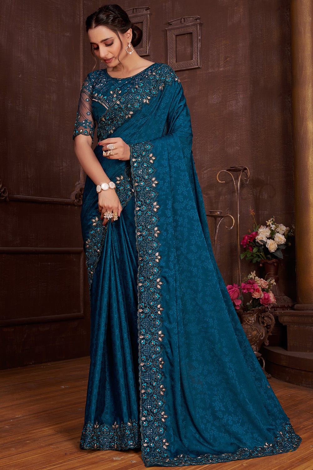 chiffon saree