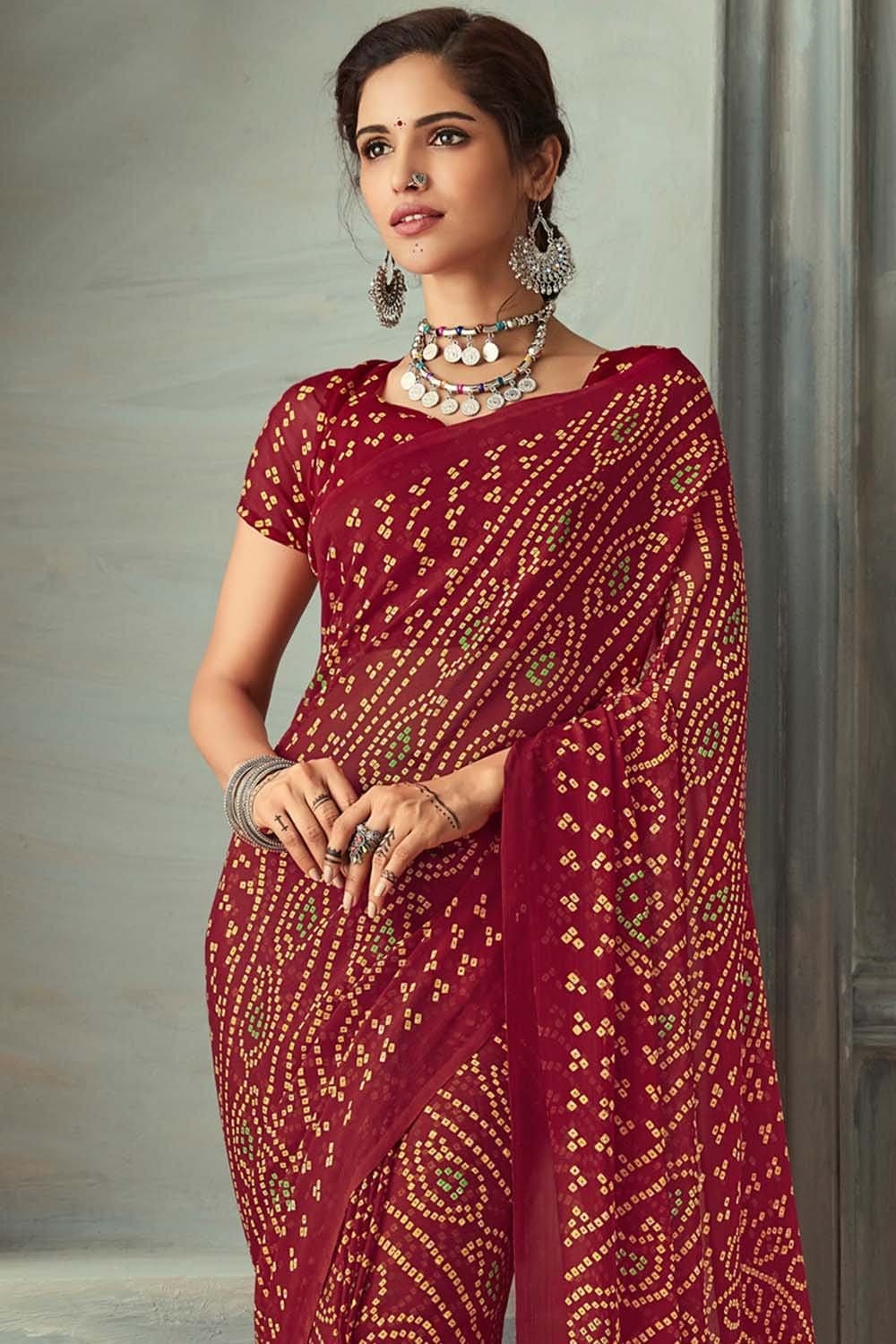 Chiffon Sarees - Buy Pure Chiffon Sarees (शिफॉन साड़ी) Online | Kalki  Fashion