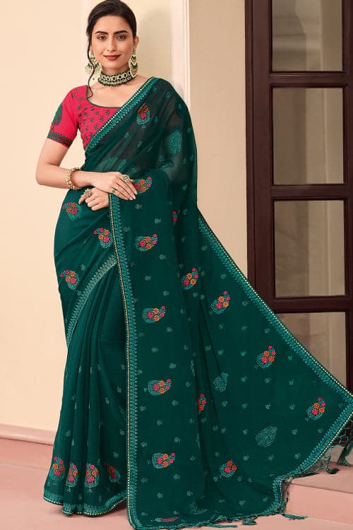 chiffon saree