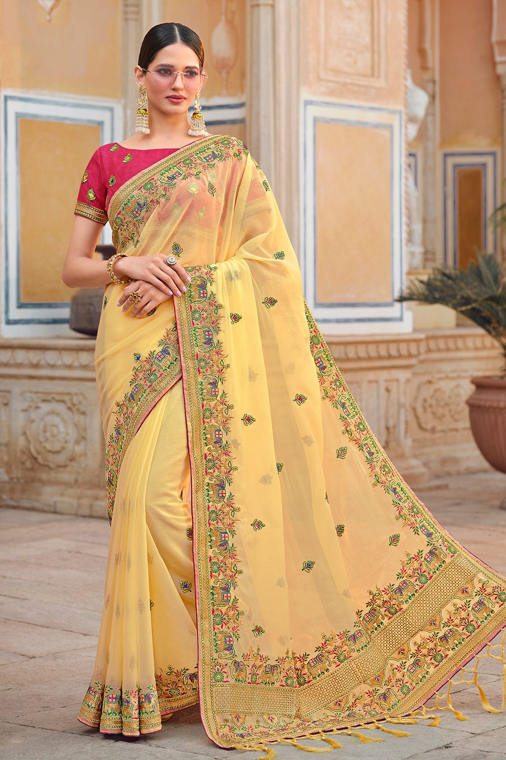 chiffon saree