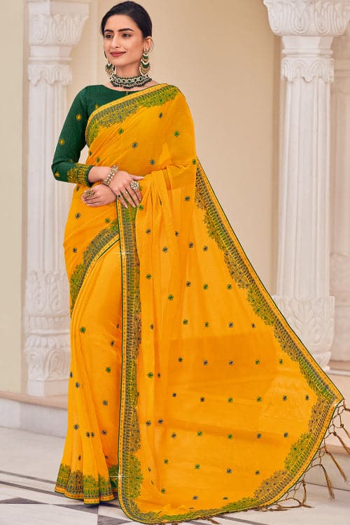 chiffon saree