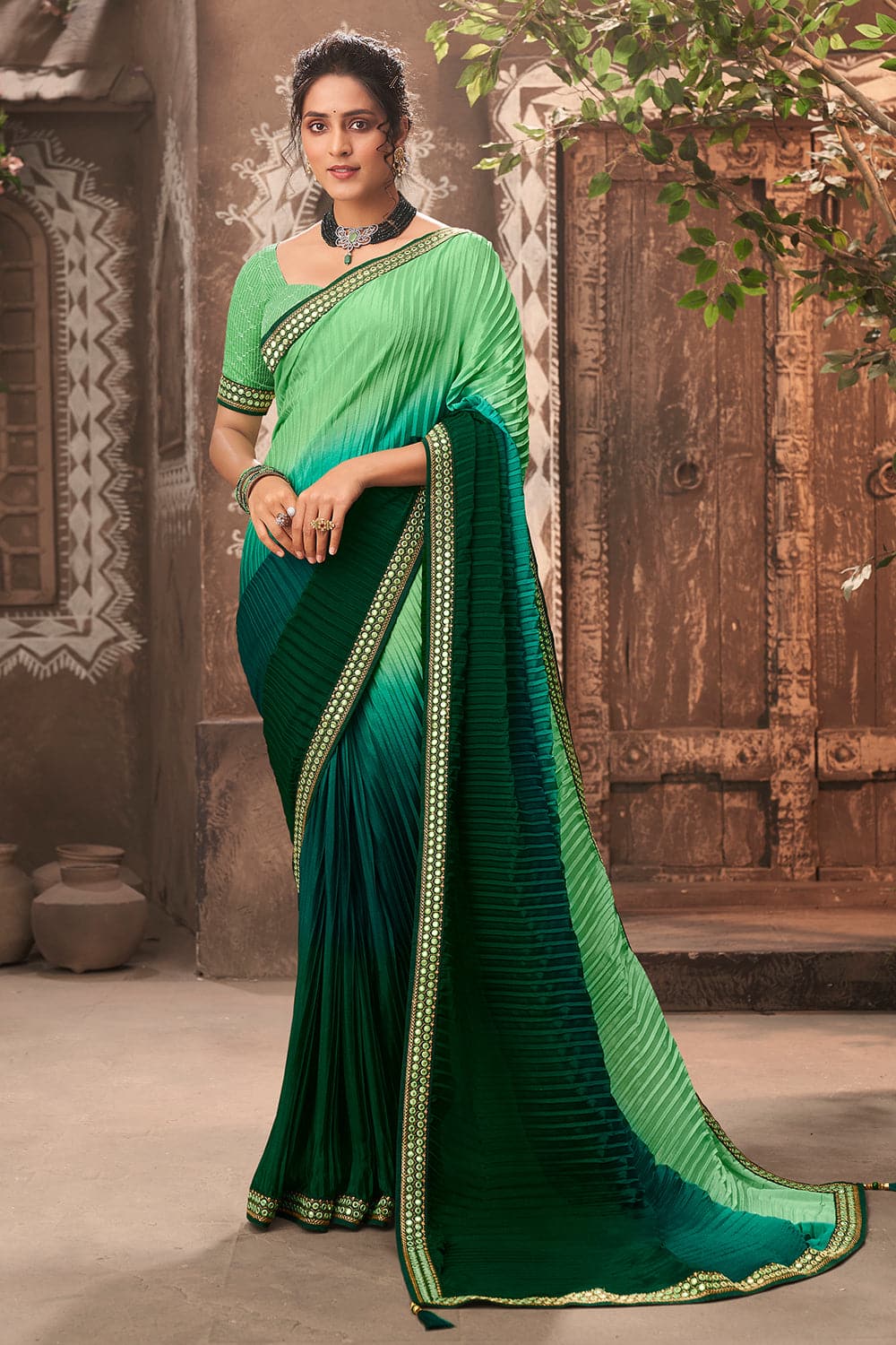 Georgette Net Saree online | Pure Georgette Sarees for Women | Rangoli