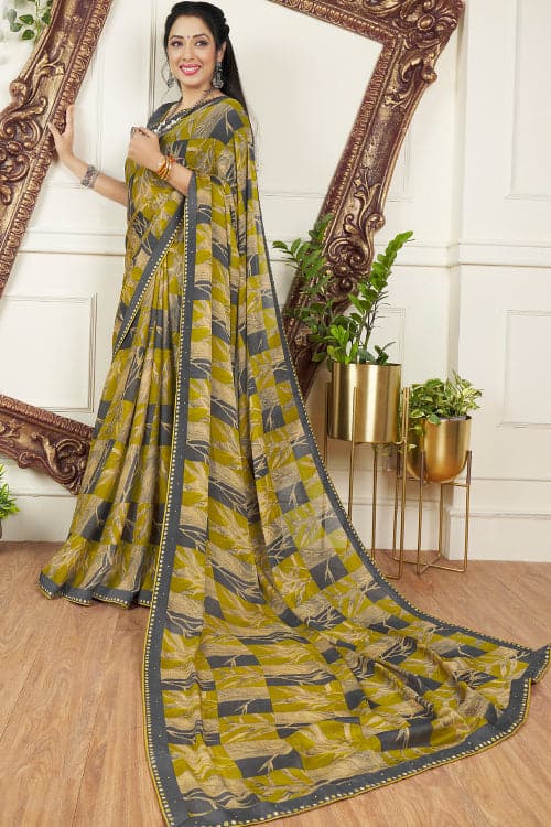 chiffon saree