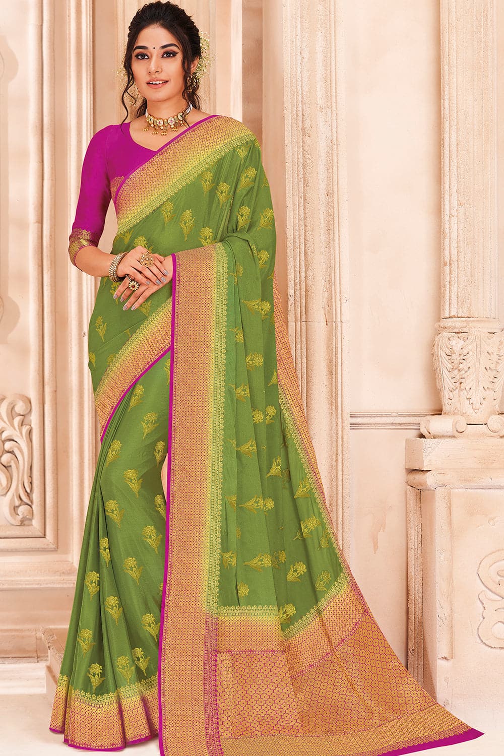 chiffon saree