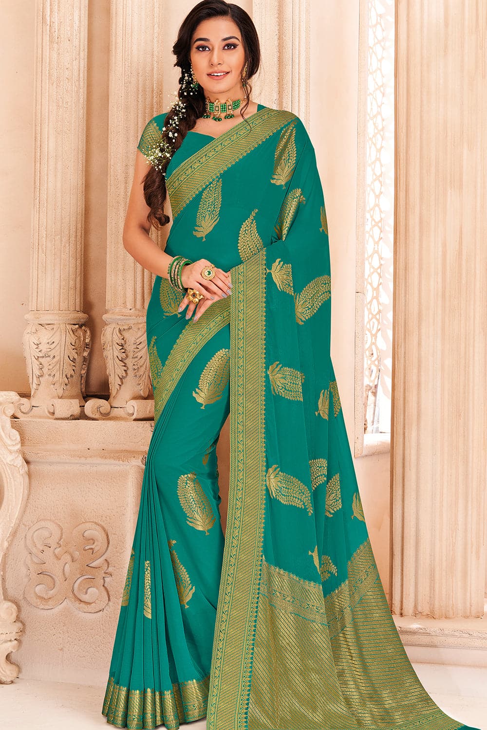 chiffon saree