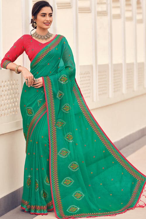 chiffon saree