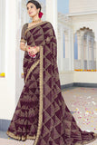 chiffon saree