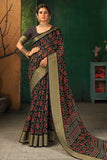 black cotton saree