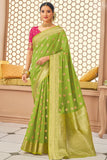 green saree