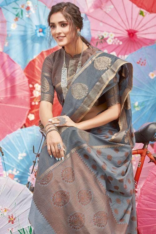 chanderi cotton saree