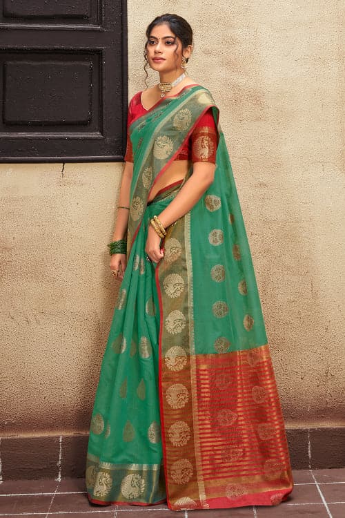 cotton silk saree