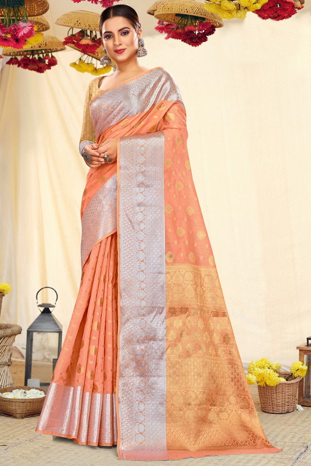 cotton silk saree