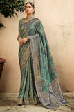 Designer Banarasi Saree Clover Green Designer Banarasi Saree saree online