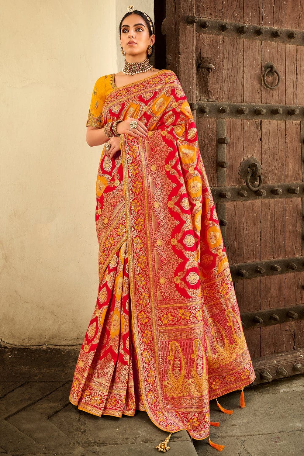 Designer Banarasi Saree Multicoulour Designer Banarasi Saree saree online