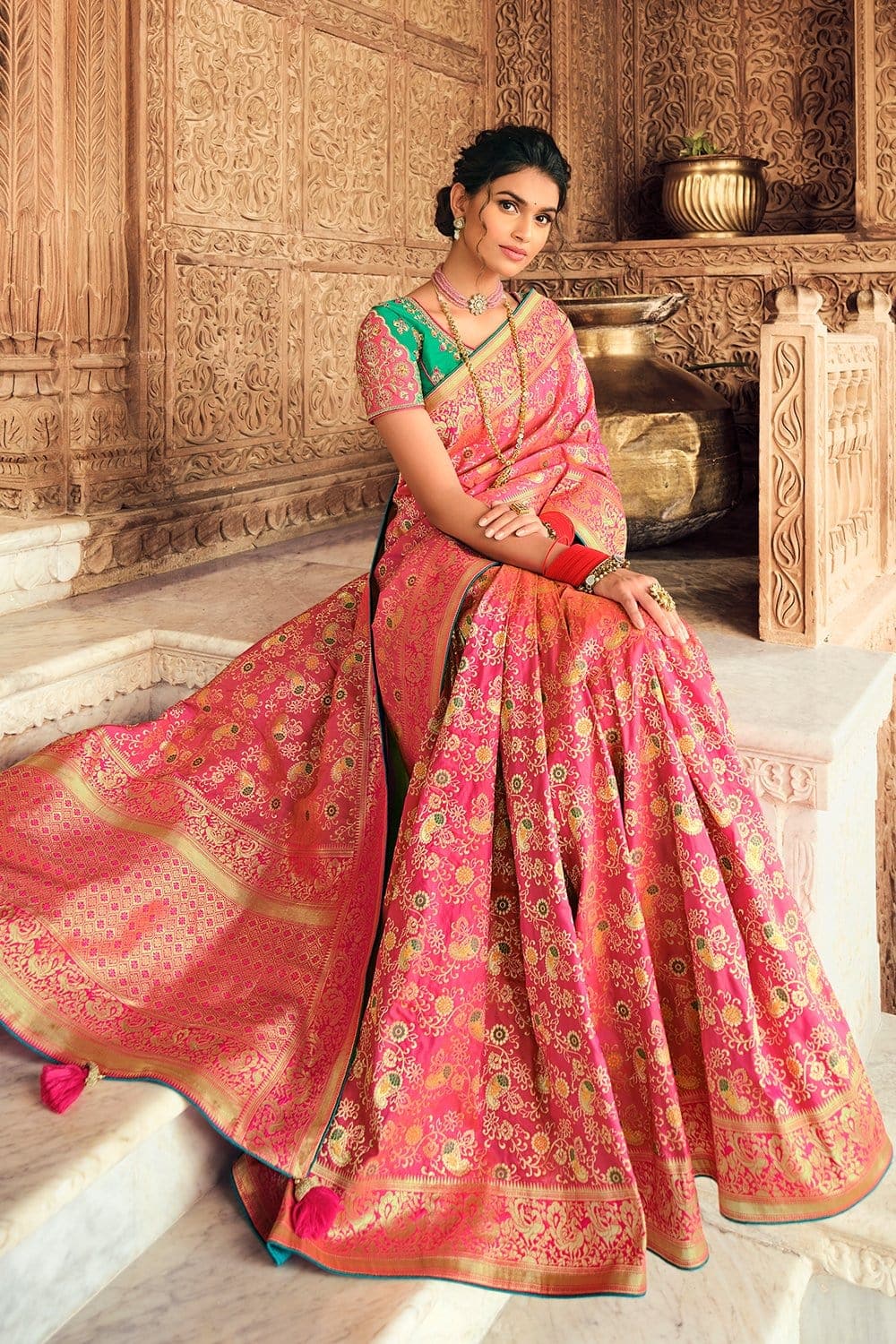 Best Banarasi Saree Designs for Weddings | The Usee Shop Blog