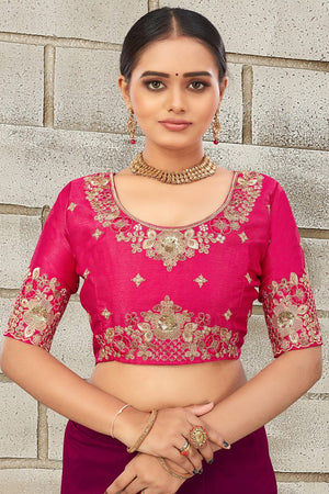 silk lehenga blouse design – Joshindia