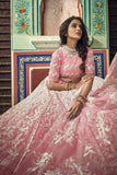 Designer Lehenga Blush Pink Designer Lehenga saree online