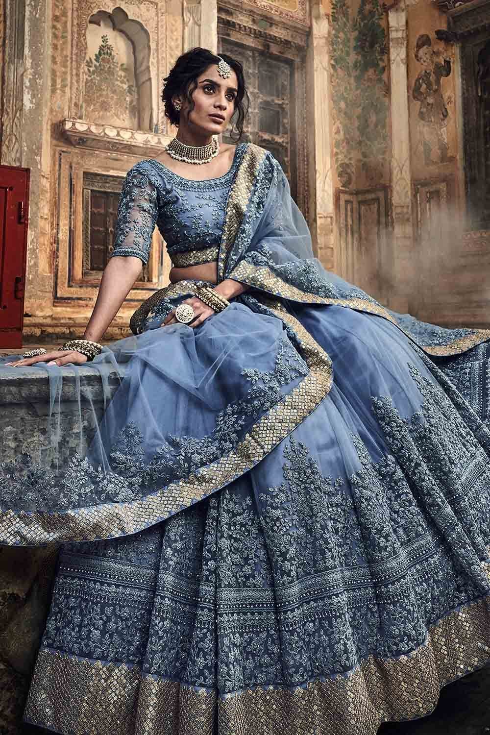 Wine Party Wear Excellent Fancy Knit Designer Lehenga Saree at Rs 4790 in  Surat