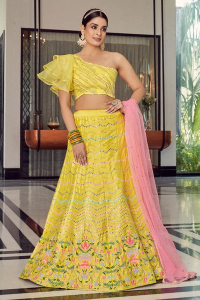 55 Yellow Bridal Lehenga for Indian Brides | Say Hello to Yellow