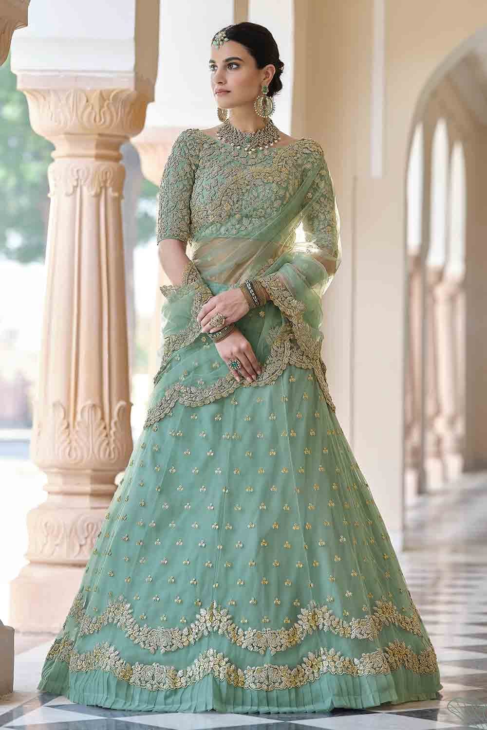 Lehenga Sarees: Buy Latest Indian Designer Lehenga Style Sarees Online -  Utsav Fashion | Lehenga style saree, Indian inspired fashion, Lehenga style