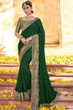 green saree