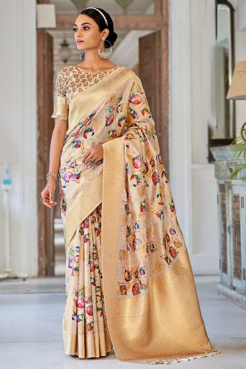 printed saree