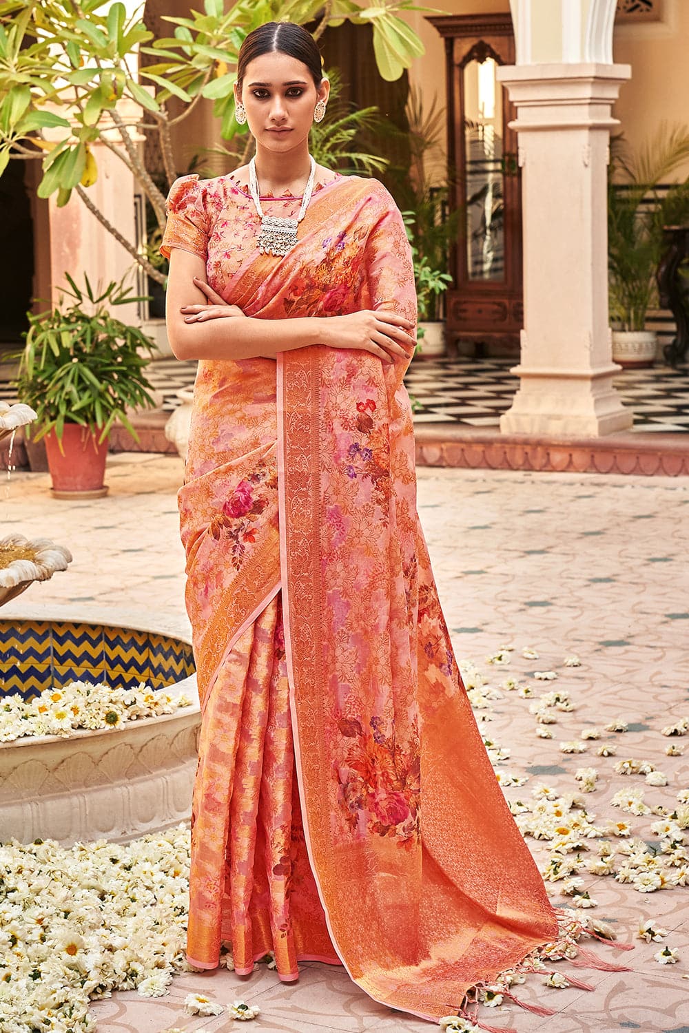 digital print sarees