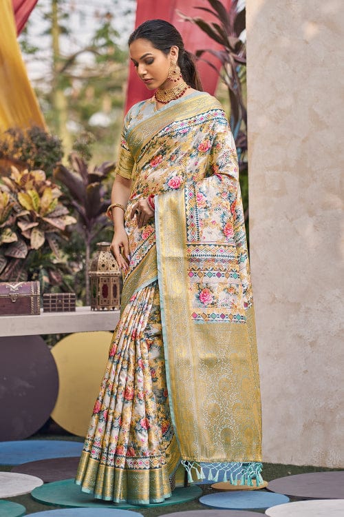 digital print saree