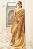 Digital Print Saree Mustard Yellow Digital Print Saree saree online