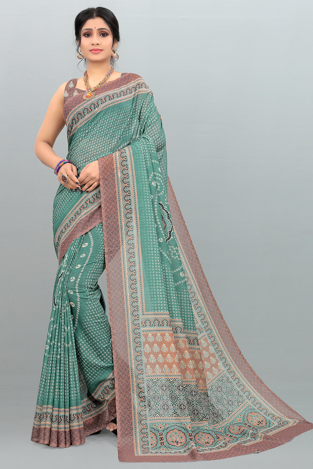 digital print saree