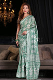 Digital Print Saree Sea Green Digital Printed Saree saree online